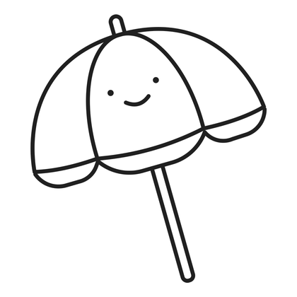 Beach umbrella